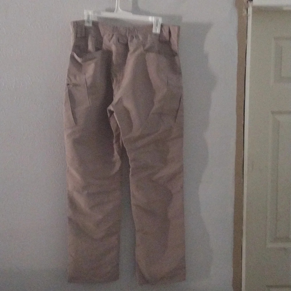 Men’s Tan Cargo Pants XL – 100% Polyester, Utility Trousers NWOT